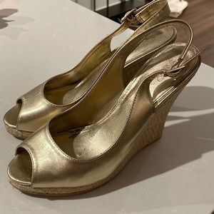 Lilly Pulitzer Kristin Slingback wedge, size 9